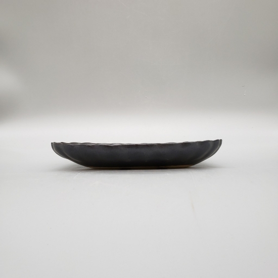花楕円皿